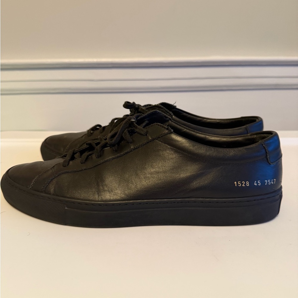 Common Projects Achilles Black Leather Sneakers men’s eu45